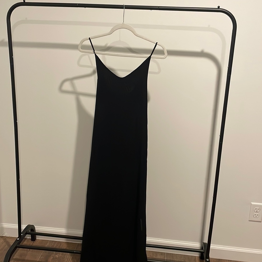 Black maxi dress